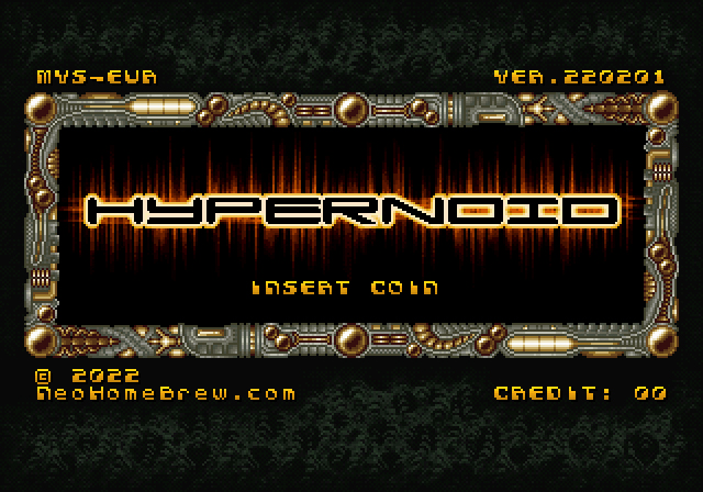 Hypernoid Neo Geo Game Title